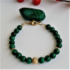 Bratara creatie Malachit natural pentru abundenta