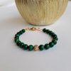 Bratara creatie Malachit natural pentru abundenta