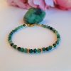 Bratara Smarald natural pentru oportunitati, pietre pretioase