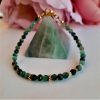 Bratara Smarald natural pentru oportunitati, pietre pretioase