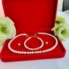 Set elegant din perle pentru cadouri, accesorii placate aur